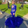Glam Royal Blue Prom Dress 2023 For Black Girl