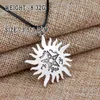 Pendentif Colliers Étoile À Cinq Branches Soleil Collier Alliage Bijoux Surnaturel Pentacle Pentagramme Mal Pour Homme Femme Cadeau