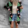 Chemisiers pour femmes Cardigan de printemps Mode féminine Tops mignons Chemises à manches longues Vêtements pour femmes Éléments de Noël