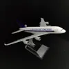 Aircraft Modle Scale 1 400 Metal Aviation Replica 15cm Singapore A380 Asia Airline Boeing Airbus Model Plane Miniature Gift for Boy 230306