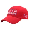 Ny Let's Go Brandon FJB Baseball Cap Four Seasons Outdoor Sun Cap Embroidery Snapback Women Män mode DAD HAT