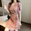 Casual jurken chic en elegant voor vrouwen vrouwelijke jurk 2023 hit trendyol vrouw kleren playa Koreaanse kleding basisgewaad stedelijk feest