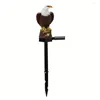 Lawn Light Solar Powered Fine Bereak Weerbestendige Resin Eagle Ground Plug voor Yard