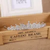 Copricapo Sposa Corona di perle Fascia per capelli Accessori per capelli con diamanti Strass in lega Copricapo da sposa per compleanno principessa