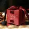 Emballage cadeau haut de gamme bronzant faveurs de mariage boîtes de bonbons emballage boîte-cadeau pour baptême bébé douche anniversaire événement fête Wrap fournitures 230306