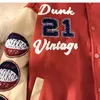 Giacche da uomo American Retro Letter Giacche ricamate Cappotto Uomo Y2K Street Hip Hop Trend Uniforme da baseball Coppia Giacca allentata casual 230303