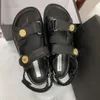 Repsandaler för kvinnor Comemore HookLoop Slingback Plattform Pappa Skor Strandspänne Rem Mjuk Kvinna Platta Skor