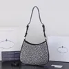 Evening Bags Cleo Imitation Crystal Embellished Satin Shoulder Bags women Designer Handbags