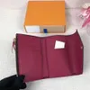 Frauen kurze Brieftasche Mode Leder Geldbörse Kartenhalter mehrfarbig Lady Mini Geldbörsen Reißverschlusstasche mit Box165k299b