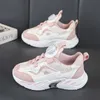 2023 mode hotsale barnskor rosa grå röd svart grön vår roterande knapp andningsbara mesh casual skor sneakers color71