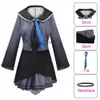 Anime kostuums Asahina Mafuyu Cosplay Come Project Sekai kleurrijke podium feat eigen dames Sailor JK uniform Nightcord op 25 Full Come Wig Z0301