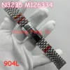 Bracelets de montres Bracelet en acier 904L d'origine M126334 Est le code de boucle applicable 5LX257J