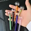 Kleurbrander bongs accessoires, glazen waterpijprookpijpen percolator glazen bongs olieverbrander