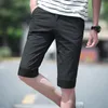 Pantaloncini da uomo Summer Tinta unita Seven Pants Casual Korean Slim Men