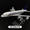 Aeronave Modle Scale 1 400 Metal Aviation Replica 15cm Singapore A380 Asia Airline Boeing Airbus Model Plane Miniature Gift for Boy 230306