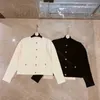 Дизайнерская оптовая зимняя шерстяная вязаная шерстяная толчка бренда бренда женская карманная куртка карманная рубашка дешевые вязаные свитера модные женщины xk9p