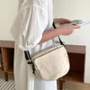 Abendtaschen Baumwolle Canvas Reißverschluss Damen Preppy Damen Flap Japan Jugend Kleine Schulter Umhängetasche Gesamtverkauf