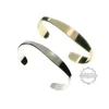 Bangle Gold Silver Steel lege armband voor aangepaste gepersonaliseerde naam gegraveerde mode vrouwen cadeau 6460013