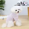 Chien vêtements vêtements pour animaux de compagnie printemps automne mode chat chemise petit mignon fleur manteau chiot doux concepteur pyjamas Yorkshire Chihuahua caniche