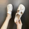 Сандалии плоские туфли для женщин 2022 Мулы каблуки маленькие белые туфли летние тапочки Chancletas para hombre slippers chaussure dete femme z0306