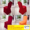 100 pcs Universal White Polyester Spandex Wedding Chair Covers for Weddings Banquet Folding Hotel Decoration Decor Wholesale