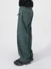 Männer Jeans IEFB Koreanische Mode Personalisierte Design 2023 Breite Bein Hosen Vintage Casual Einfarbig Männliche Hosen 9A5402 230306