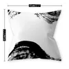 Pillow Black And White Abstract Painting Cover Polyester Plush Graffiti Print Sofa Decorative Throw Pillows