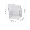 Wine Glasses Glass Milk Square Cup Box Microwave Available Household Creative Water Coffee Breakfast Cups Tableware Decanter
