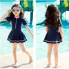 S Girls Swimswear Women UPF50 PRINT BABY LONG SLEEVE KIDS TODDLER INFANT BEATH BATHING SUITS 230303