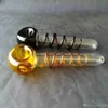 Cachimbas Placa de seda olla de humo bongs de vidrio accesorios, pipas de fumar de vidrio coloridos mini multicolores pipas de mano mejor cuchara pipa de vidrio