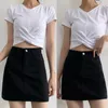 sexy short jean skirt