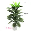 Decorative Flowers & Wreaths 68-95CM Large Artificial Tropical Palm Tree Rare Fake Plants Indoor Silk Leaf Branch El Office Living Room Home