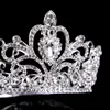 Klasyczny projekt Księżniczki Korony Eleganckie ślubne biżuteria do włosów ślubne Tiary i korony Kobiety cyrkon Corona Princesa Akcesoria CL1944