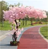 Simulation de cerisier artificiel, ornements de fleurs, grand arbre à pêche, décoration d'hôtel, de mariage, de maison