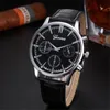 Zegarwatchowie Mężczyźni Watch Relogio Masculino Retro Design Faux skórzany szklany kwarc analogowy zegarki zwykłe markę na rękę horloges mannen