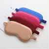 Party Favor Soft Portable Eye Mask Silk Fast Sleep Cover eyeshade Women Men Blindfold Travel Sleepmaske T9I002245