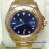 Originele dooscertificaat Mens Watches 16628 40 mm Blauwe wijzerplaat geel goud Azië 2813 Movement Automatic236C