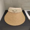 Designer Sun Visor Hat Prades pour femmes pour femmes en forme de seau d'été CHAPE DE SOCIE