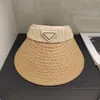 Projektant Sun Visor kapelusz męski i damski w kształcie letni czas wolny hat hat hat gigantyczne czapkę na plażę sporty para baseballowa czapka golfowa czapka tenisowa