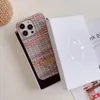 아름다운 디자이너 직물 전화 케이스 iPhone 15 14 13 12 11 16 Pro Max X XS 7 8 HI 품질 지갑 Samsung Galaxy S20 S21 S22 S24 S25 Plus Logo Box Packing이있는 Ultra Case