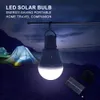 LED Bulbs Solar Lamp Charged Solar Energy Light Panel Powered Emergency Bulb For Outdoor Garden Camping Tent Fishing