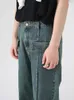 Männer Jeans IEFB Koreanische Mode Personalisierte Design 2023 Breite Bein Hosen Vintage Casual Einfarbig Männliche Hosen 9A5402 230306