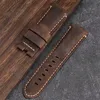24mm - 22mm Folding Deployment Clasp Watch Band Strap for Pam PAM111 Wirst Watch