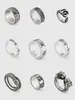 Factory Groothandel 2023 Nieuwe luxe hoogwaardige mode -sieraden voor nieuwe dubbele email Black Love Fearless Spirit Star Paar Ring