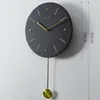 Relógios de parede Modern Pendulum Clock Room Creative Living Mecanism Mecanismo Home Relogio Parede decoração LQQ50YH