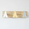 Haken Schienen Nordic Holz Zelt Haken Wand dekorative Haken Kinderzimmer Dekorationen Ornamente Baby Kleidung Kleiderbügel Rack Geschenke Handwerk 230303