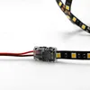 Şeritler LED Strip Light Klip Konnektörü 5pin 4pin 2pin PCB adaptörü Tek 3528 RGB RGBW için Terminalled şeritli tel bağlantısına