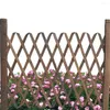 Decorative Flowers Expanding Fence Anticorrosion Wooden Plant Climb Trellis Pet Safety For Patio Garden Lawn Decoration