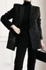 Damenanzüge Blazer Koreanische Mode Anzugjacke Für Frau Schwarzer Anzug Blazer Büro Damen Blazer Business Jacken Weibliche Kleidung Herbst Winter 230306