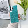 Lixury Bling Glitter Epoxy Sequins Cases Rubber Slim Shockproof For Samsung S23 S22 Ultra S21 Plus S20 FE A14 aA54 A13 A23 A33 A53 A73 A12 A22 A32 A42 A52 A72 A03S A10S A20S